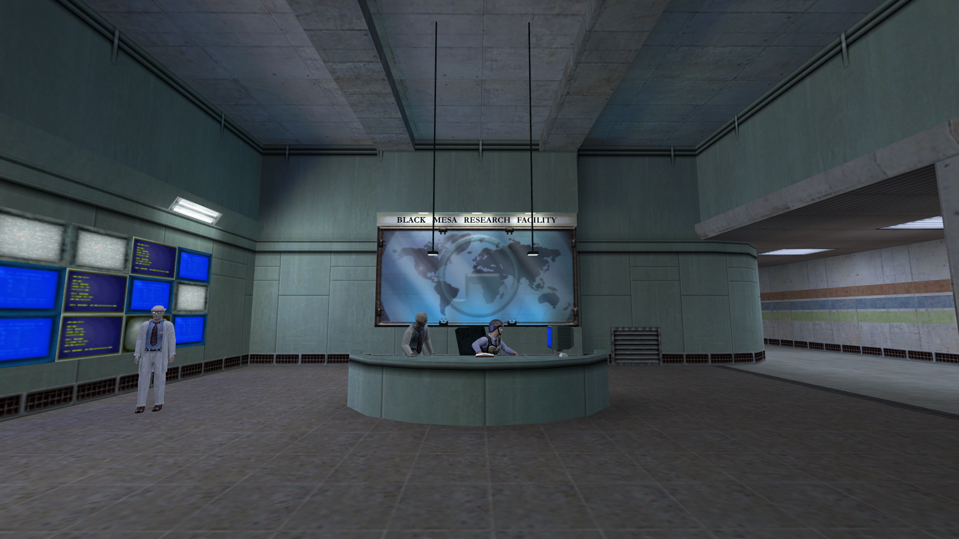 Black Mesa Research Facility lobby